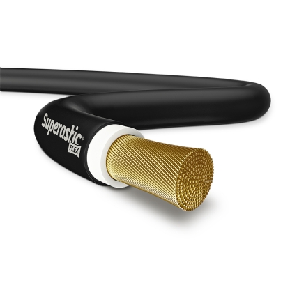 Cabo Flexível Superastic PVC 2,50mm 70g 750V 90 Metros Preto + 10 Metros Fita Isolante - Prysmian