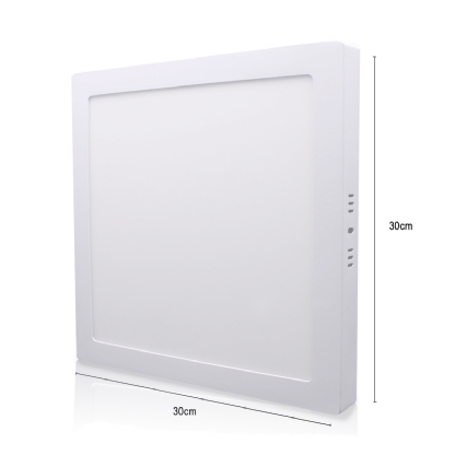 Luminária Plafon Led Sobrepor Quadrado Branco 24W Bivolt 6500K Luz Branca - Avant