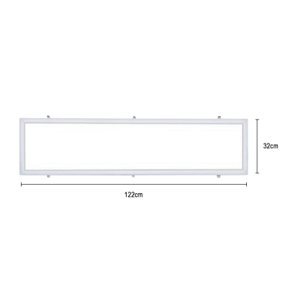 Plafon Led De Embutir Branco 40W Bivolt 4000K Luz Branca Ourolux