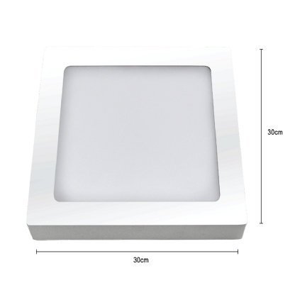 Luminária Plafon Led Sobrepor Quadrado 24W Bivolt 6400K Luz Branca - Ourolux