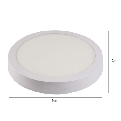 Luminária Plafon Led Sobrepor Redondo 12W Bivolt 4000K Luz Neutra - Ourolux