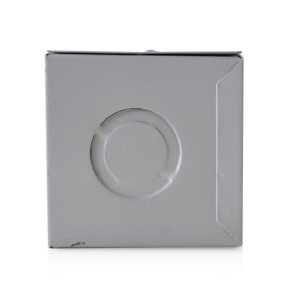 Caixa De Passagem Chapa De Aço Sobrepor Com Tampa Aparafusada 10X10X08cm