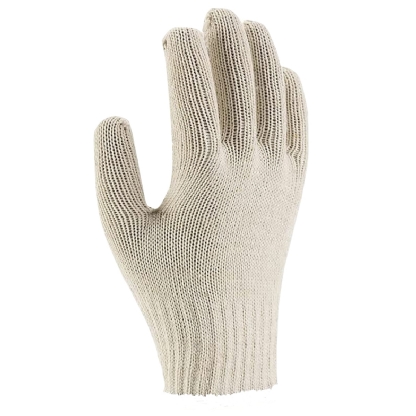 Luva Proteção Tricotada 3Fios 100% Lisa Único Ca-10573 - Tsuzuki