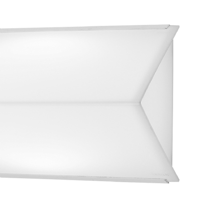 Luminária Comercial Arandela Retangular Alumínio Branco 25W E27 Difusor Acrílico 200x120mm Keops - Bronzearte