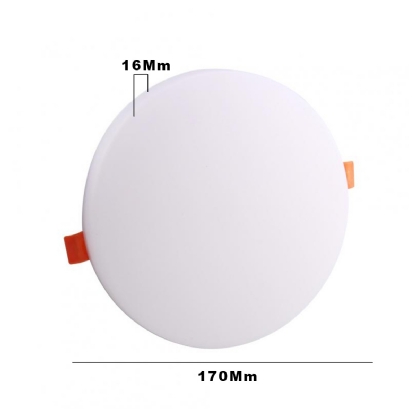 Luminária Painel Led Embutir Redondo Branco 24W Bivolt 4000K Luz Branca 2400Lm - Bronzearte