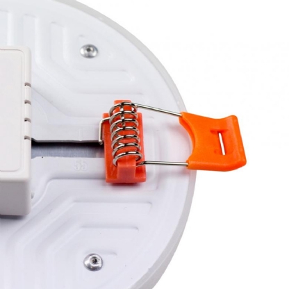 Luminária Painel Led Embutir Redondo Branco 24W Bivolt 4000K Luz Branca 2400Lm - Bronzearte