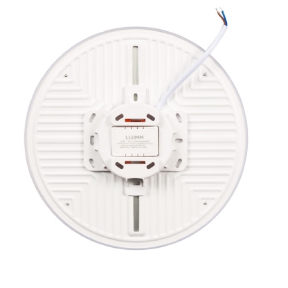 Luminária Plafon Led Sobrepor Redondo Branco 24W Bivolt 4000K Luz Branca 2400Lm 25000H - Bronzearte