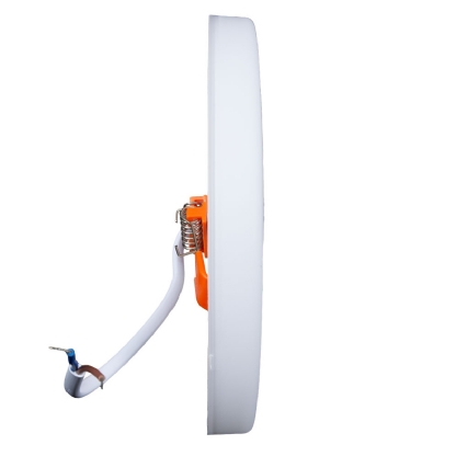 Luminária Painel Led Embutir Redondo Branco 16W Bivolt 4000K Luz Branca 1600Lm - Bronzearte