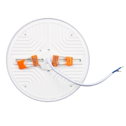 Luminária Painel Led Embutir Redondo Branco 16W Bivolt 4000K Luz Branca 1600Lm - Bronzearte