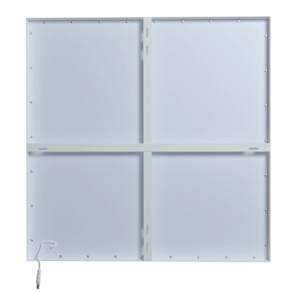 Luminária Painel Led Sobrepor Quadrado Branco 50W Bivolt 4000K Branco Neutro 5000Lm - Bronzearte