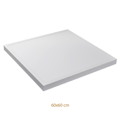 Luminária Painel Led Sobrepor Quadrado Branco 50W Bivolt 4000K Branco Neutro 5000Lm - Bronzearte