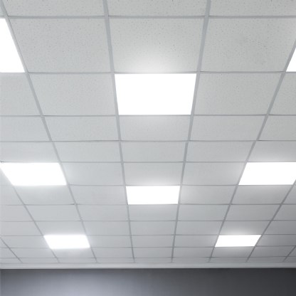 Luminária Painel Led Sobrepor Quadrado Branco 36W Bivolt 6500K Luz Branca 3240Lm - Bronzearte