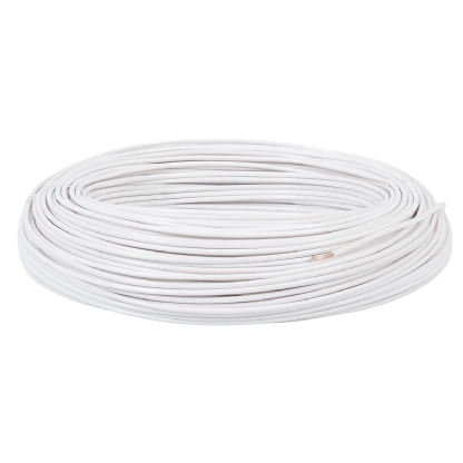 Cabo Flexível Duflex 750V Pvc 1,50Mm Branco 70G 100 Metros - Induscabos