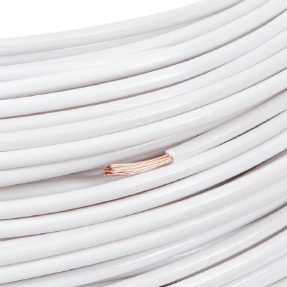 Cabo Flexível Duflex 750V Pvc 1,50Mm Branco 70G 100 Metros - Induscabos