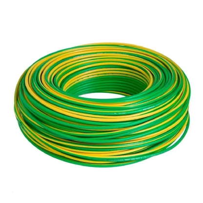 Cabo Flexível Duflex 750V Pvc 2,50Mm Amarelo/Verde 70G 100 Metros - Induscabos