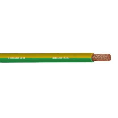 Cabo Flexível Duflex 750V Pvc 2,50Mm Amarelo/Verde 70G 100 Metros - Induscabos