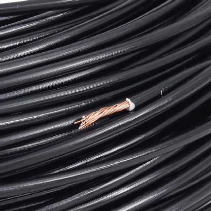 Cabo Flexível Duflex 750V Pvc 6,00Mm Preto 70G 100 Metros - Induscabos