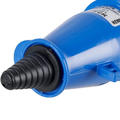 Plug Macho Industrial 2p+T 16A Newkon Azul N3076 - Steck