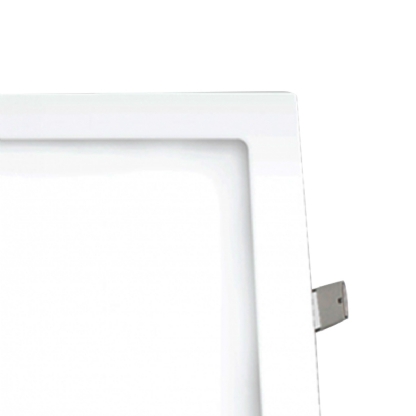 Luminária Plafon Led Embutir Quadrado Branco 24W Bivolt Luz Neutra 4000K 1440Lm - Ourolux
