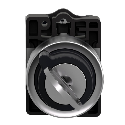 Botão Comutador Com Chave 22Mm 2 Posições Fixas 2Na Preto XA2EG43 - Schneider Electric