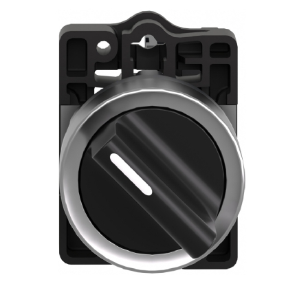 Botão Comutador Knob Curto 22,5mm 2 Posições Fixas 1Na Preto XA2ED21 - Schneider Electric