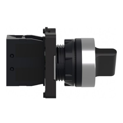Botão Comutador Knob Curto 22,5mm 2 Posições Fixas 1Na Preto XA2ED21 - Schneider Electric