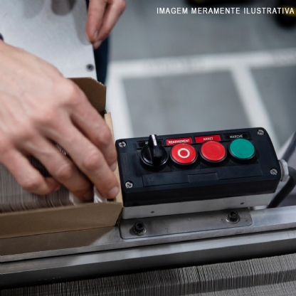 Botão Comutador Knob Curto 22mm 3 Posições Fixas 2Na 3 Preto XB5AD33 - Schneider Electric