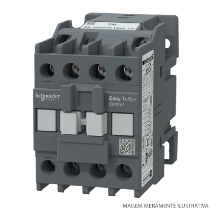Contator Potencia Tripolar 25a 220Vca 1Na 50/60Hz LC1E2510M7 - Schneider Electric