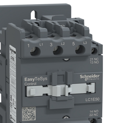 Contator Potência Tripolar 50A 220V 1Na+1Nf 50/60Hz LC1E50M7 - Schneider Electric