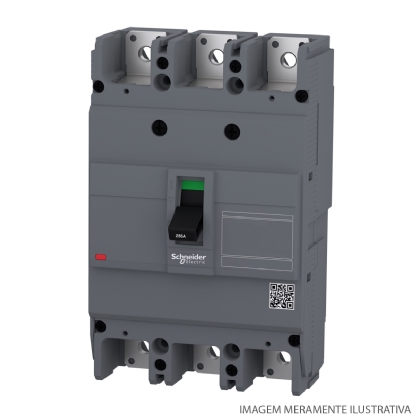 Disjuntor Caixa Moldada Tripolar 250A 25Ka 380/415V EZC250N3250 - Schneider Electric