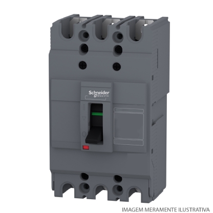 Disjuntor Caixa Moldada Tripolar 40A 18Ka 380/415V EZC100N3040 - Schneider Electric