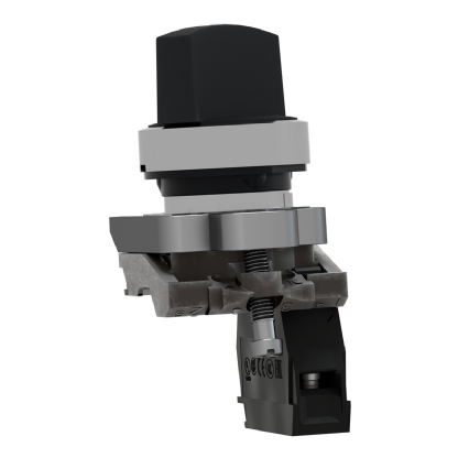 Botão Comutador Knob Curto 2 Posições Fixas 90G 22mm Metálico Preto 1Na XB4BD21 - Schneider Electric