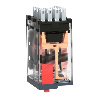 Relé Industrial 14 Pinos 6A 24V 4 Reversíveis 4Pdt Agni Ip40 RXM4AB2B7 - Schneider Electric