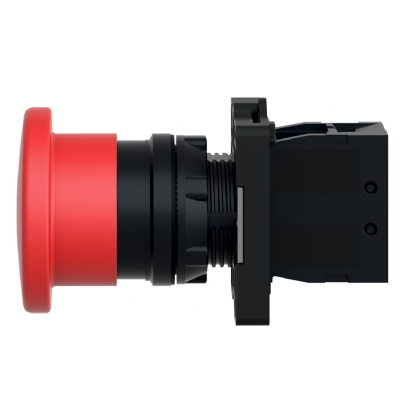 Botão Emergência Cogumelo 40mm Puxar Destravar Vermelho 1Nf Ip65 XA2ET42 - Schneider Electric