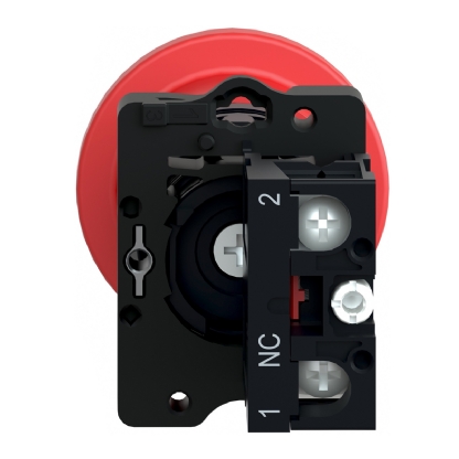 Botão Emergência Cogumelo 40mm Puxar Destravar Vermelho 1Nf Ip65 XA2ET42 - Schneider Electric