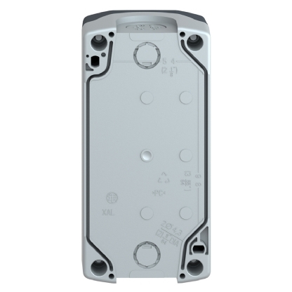 Botoeira Comando Vazia 3 Furos 22mm Policarbonato Cinza Ip66/Ip67/Ip69/Ip69K XALD03 - Schneider Electric