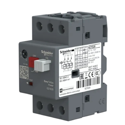 Disjuntor Motor Tripolar 18A 13-18A 440V 10Ka 400/415V 50/60Hz Ip20 GZ1E20 - Schneider Electric