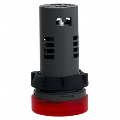 Sinaleiro Monobloco Iluminado Redondo 22mm 110Vca/Cc Led Vermelho XA2EVF4LC - Schneider Electric