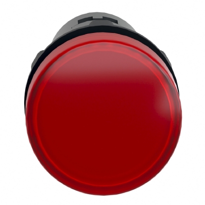 Sinaleiro Monobloco Iluminado Redondo 22mm 220V Plástico Led Vermelho XA2EVM4LC - Schneider Electric