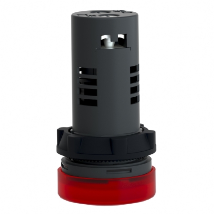 Sinaleiro Monobloco Iluminado Redondo 22mm 220V Plástico Led Vermelho XA2EVM4LC - Schneider Electric