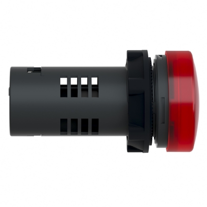 Sinaleiro Monobloco Iluminado Redondo 22mm 220V Plástico Led Vermelho XA2EVM4LC - Schneider Electric