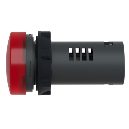 Sinaleiro Monobloco Iluminado Redondo 22mm 220V Plástico Led Vermelho XA2EVM4LC - Schneider Electric