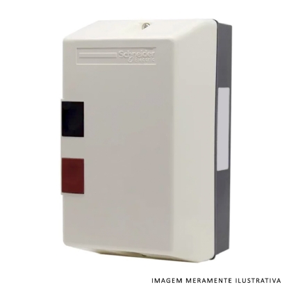 Chave Partida Direta Trifásico 12-18A 220V 6Cv/4,5Kw Ip55 Termoplástico LE1E6CV220M7 Le1e Schneider Electric