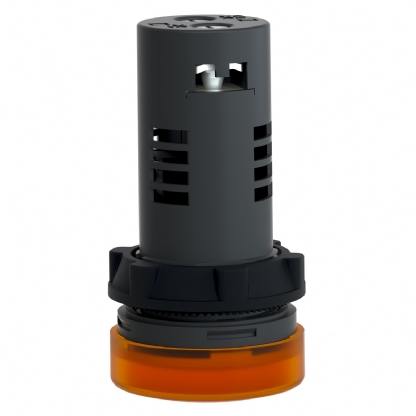 Sinaleiro Monobloco Iluminado Redondo 22mm 220V Plástico Led Âmbar Ip65 XA2EVM5LC - Schneider Electric