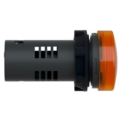Sinaleiro Monobloco Iluminado Redondo 22mm 110Vca/Cc Led Âmbar Ip65 XA2EVF5LC - Schneider Electric