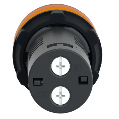 Sinaleiro Monobloco Iluminado Redondo 22mm 110Vca/Cc Led Âmbar Ip65 XA2EVF5LC - Schneider Electric