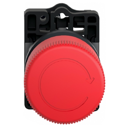 Botão Emergência Cogumelo 30mm Girar Destravar 22mm Plástico Vermelho 1Nf XA2ES442 Easy Harmony Xa2 Schneider Electric