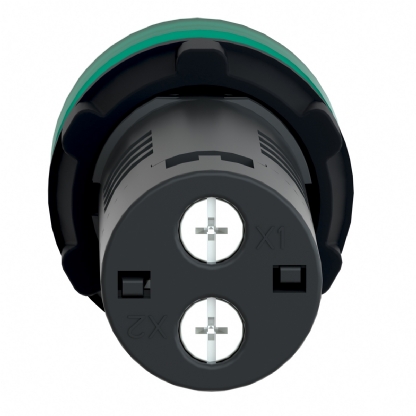 Sinaleiro Monobloco Iluminado Redondo 22mm 220V Plástico Led Verde Ip65 XA2EVM3LC - Schneider Electric