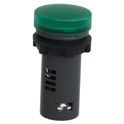 Sinaleiro Monobloco Iluminado Redondo 22mm 110Vca/Cc Led Verde XA2EVF3LC - Schneider Electric