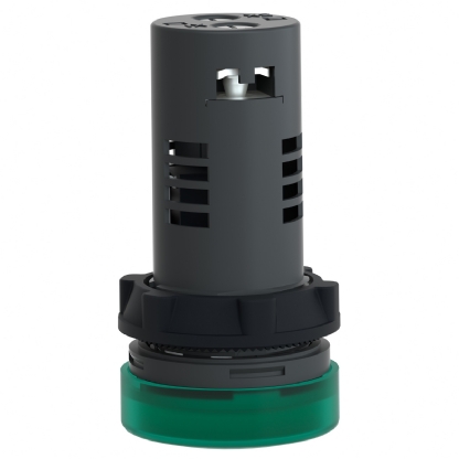 Sinaleiro Monobloco Iluminado Redondo 22mm 110Vca/Cc Led Verde XA2EVF3LC - Schneider Electric